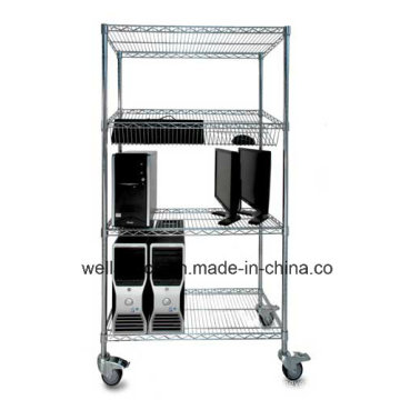 Multifunción moderna DIY ajustable metal oficina de almacenamiento de alambre de carretilla (bk9045180a4cw)